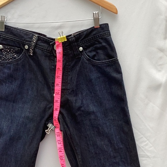 Preloved Hugo Boss Handcrafted jeans. Dark wash with button fly. - Picture 12 of 16